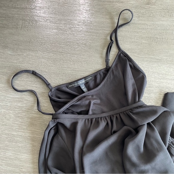 WHBM Black Flutter Sleeve Romper Onesie Jumpsuit 0P - Picture 5 of 10